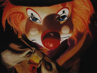 Clown art artwork drawing illustration