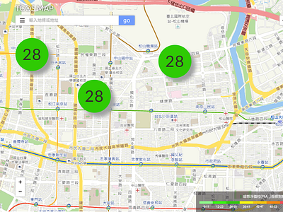 TGOS Portal Simple View design map ui ux web design