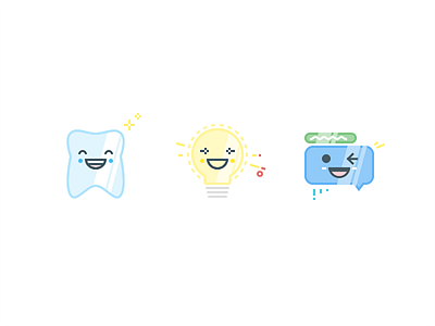 Dental, Insights, Chat icons