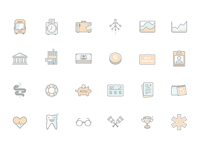 Zen Icons Exploration icons sketch