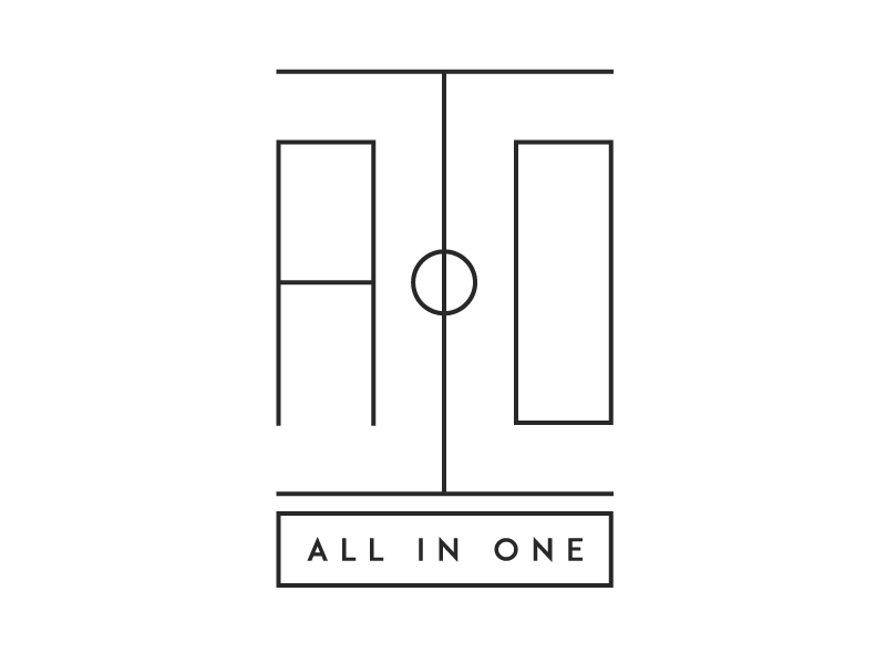 All In One all all in one branding company football in logo management monogram one sport