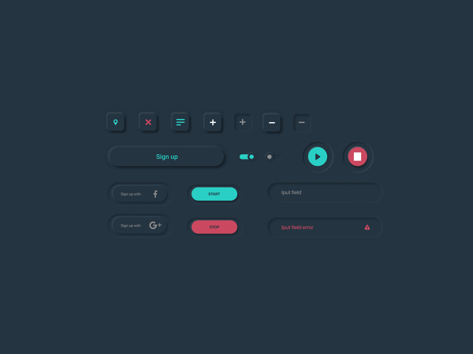 Types Of Buttons Ui