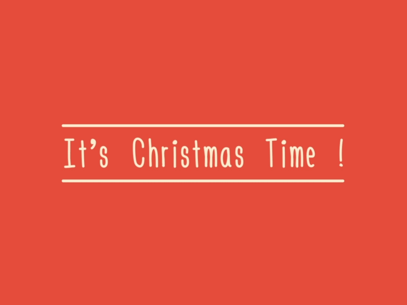It's Christmas Time - GIF animation christmas christmas 2015 christmas time gif noël red star xmas