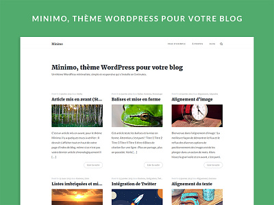 Minimo - WordPress theme article blog page blogging blogs content minimalist post template theme wordpress writer