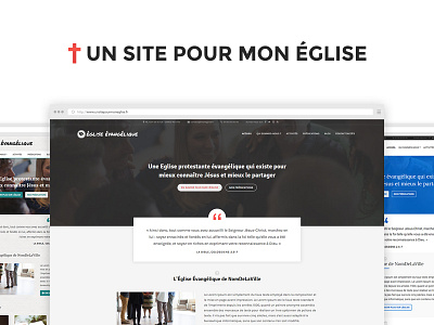 WordPress themes for french churches