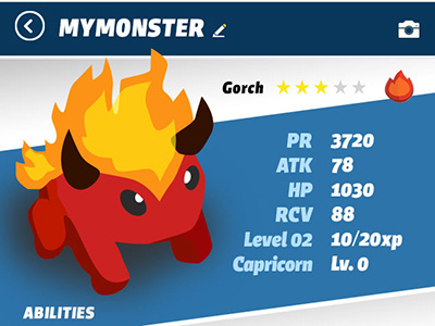 Monster Stats battle camp gaming pennypop