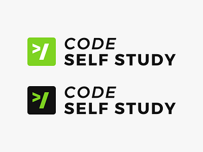 Code Self Study Logo branding design logo