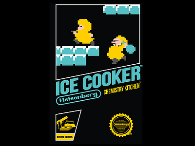 ICE COOKER for the NES 2d art bad breaking colour design illustration pixel retro shirt t videogame