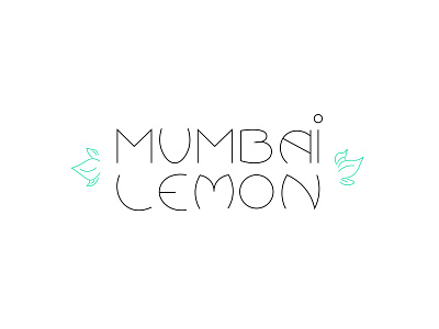 Mumbai Lemon Logo brand identity branding design freelance graphic design illustration logo typography