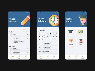 School Management app designs ui uidesign uiux ux