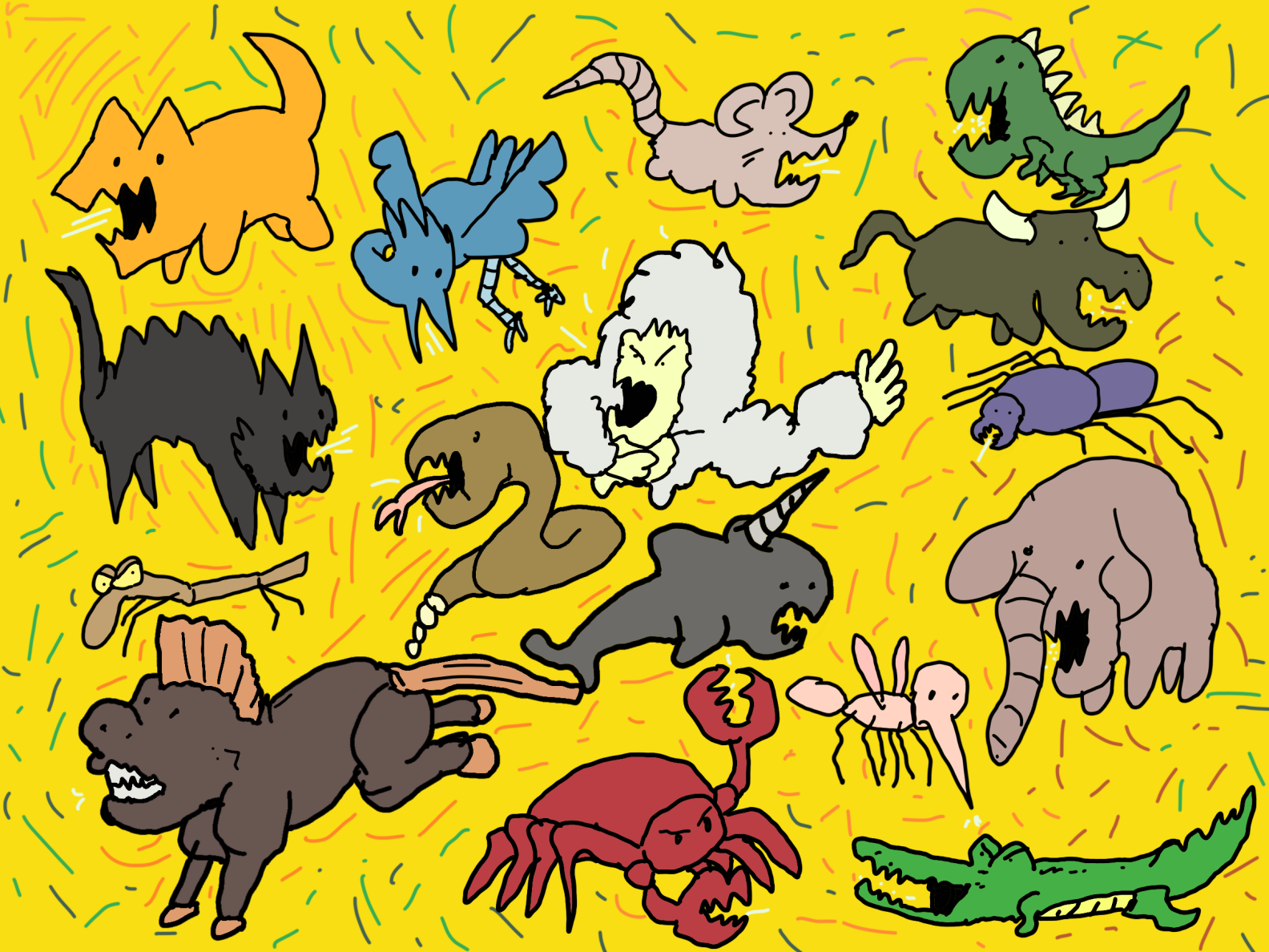 "Animels" by Luis Lee Ortiz on Dribbble
