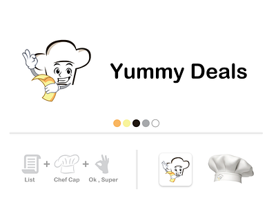 yummy deals logo design