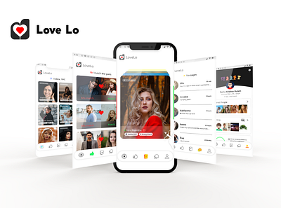 Love Lo -Dating App adobe xd app birds branding challenge concept connect daily ui dating dating app digital freedom interface love love app minimal mobile ui ui design uiux