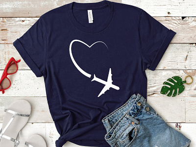 Love Travel T-shirt Design