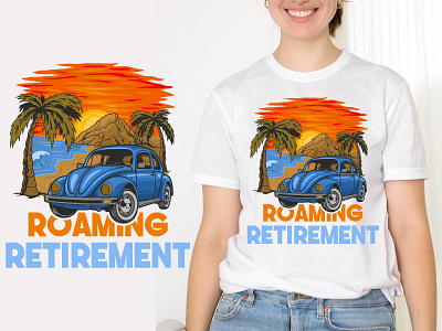 Roaming Retirement T-shirt Design