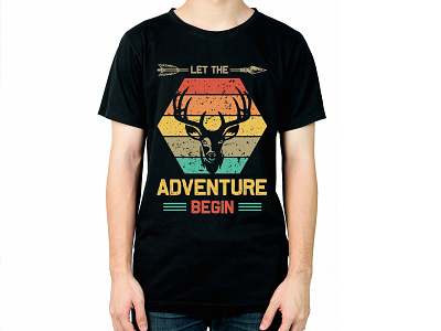 Let The Adventure Begin T-shirt Design