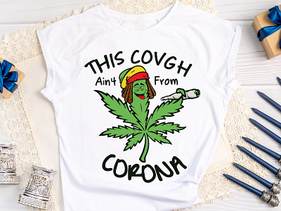 This Covgh Ain't From Corona T-shirt Design