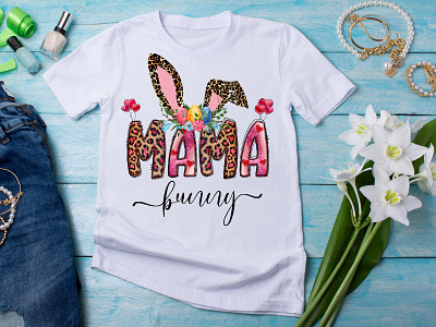 Mama Bunny T-shirt Design