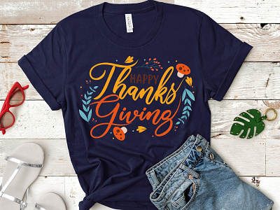 Happy Thanksgiving T-shirt Design autumn quote best t shirt custom t shirt funny t shirt graphic design happy thanksgiving t shirt design thanksgiving turkey typography