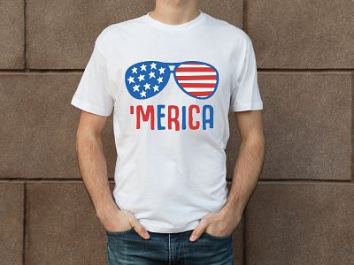 Merica T-shirt Design 4th of july american best t shirt branding custom t shirt design funny t shirt t shirt design typography usa