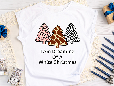 Christmas tree T-shirt Design