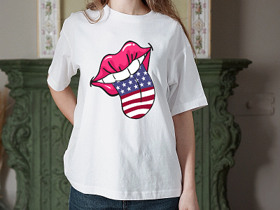 USA T-shirt Design american best t shirt branding custom t shirt design funny t shirt illustration logo t shirt design typography usa