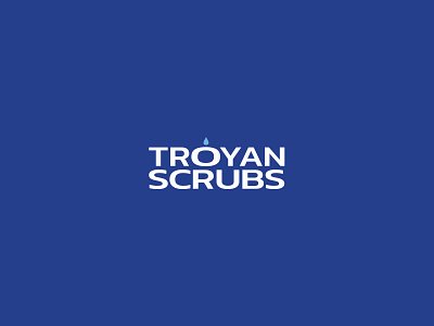 troyan scrubs logo brand identity brand kit branding design elegant graphic design logo logotype medicine minimalism modern vector