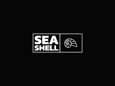 seashell | logo for streetwear brand brand brand identity branding design elegant graphic design logo logotype minimalism modern streetwear vector