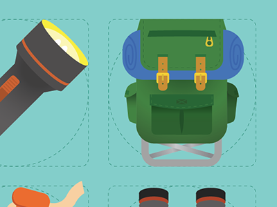 Camping icons camping debut graphics icons icons design