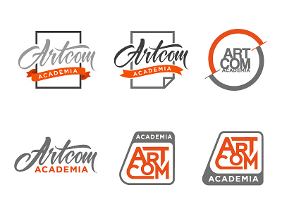 Propuestas de identidad "Academia Artcom" identity logo logotype mark