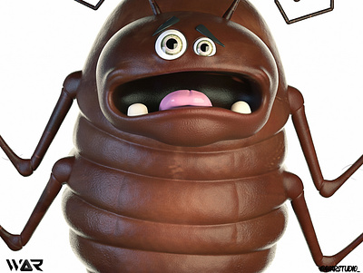 Bug Stylized Character. 3d 3d art 3d artist animation character design disney art illustration pixar render zbrush