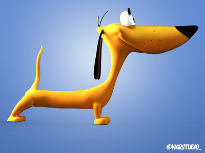 "Two stupid dogs " Little Dog 3d 3d art 3d artist animation cartoonnetwork character design dogs illustration pixar zbrush