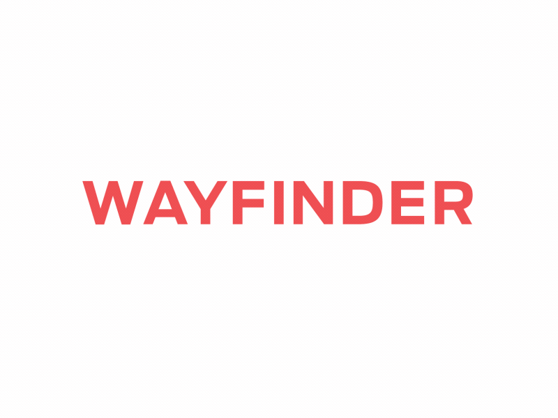 Wayfinder Brand Refresh brand refresh branding color custom mark palette rebrand typography user experience ux w