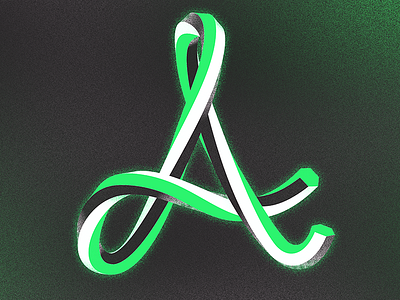 Letter A - 36 Days of Type 36daysoftype 3d lettering type typography