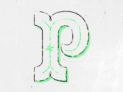 Letter P - 36 Days of Type 36daysoftype graphic lettering type typography