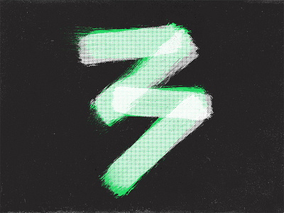 Number 3 - 36 Days of Type 36daysoftype graphic illustration lettering type typography