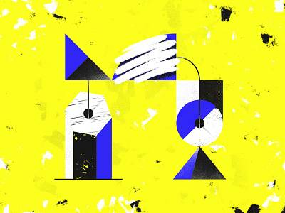 Letter N - 36 Days of Type 36days 36daysoftype blue brushes custom design graphic letters texture type typography yellow