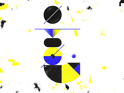 Letter T - 36 Days of Type 36days 36daysoftype blue brushes custom design graphic letters texture type typography yellow
