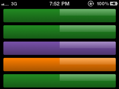To gloss or not to gloss? black gloss gray green ios iphone orange purple