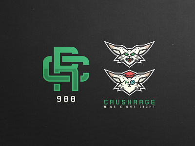 Crushrage988 Twitch Branding Assets adobe branding branding and identity design illustration illustrator league of legends logo monogram twitch twitch logo twitch.tv twitchemote typography vector