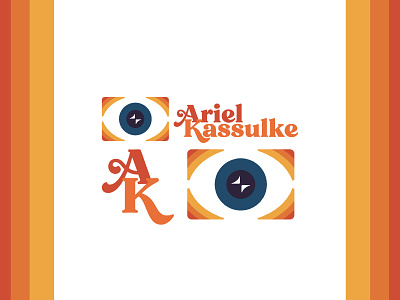 Ariel Kassulke 2021 Photography Branding Assets 1970s 70s adobe illustrator adobe photoshop logo rebrand
