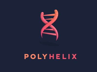 PolyHelix - Logo Draft atlaspix brand fibbionaci flower illustrator logo logo 2014 logo icon shape sunflower vector