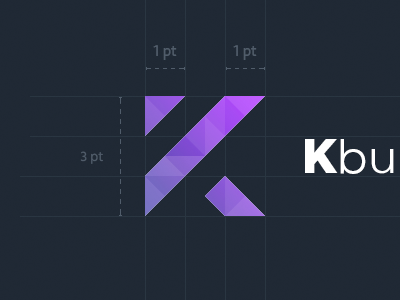 Kbuilder official by Kitheme agency brand builder email envato kitheme logo mailchimp new polygon purple shape