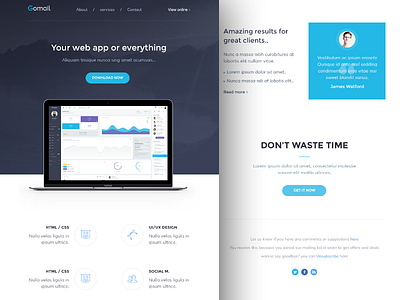 Gomail - Email Templates Set + Builder by Walid Beno on Dribbble