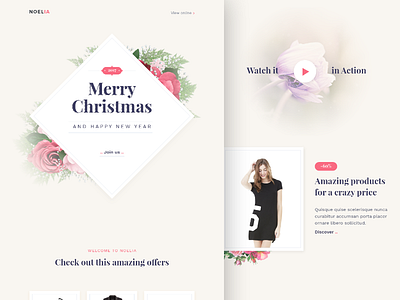 Noelia - Christmas Email Templates Pack builder clean email email template envato landing mailchimp minimal newsletter