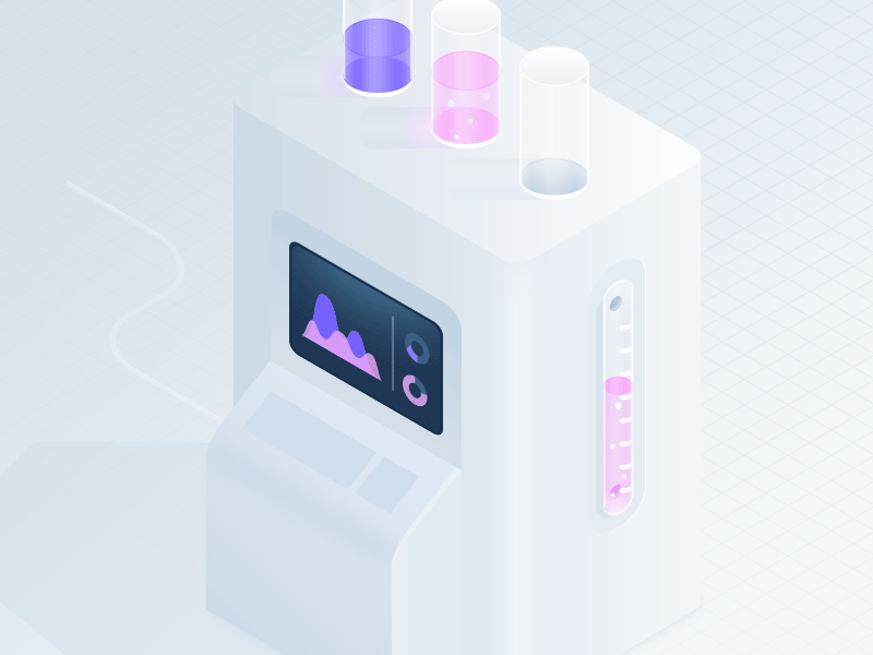 isometric animation 3d illustration isometric minimal white