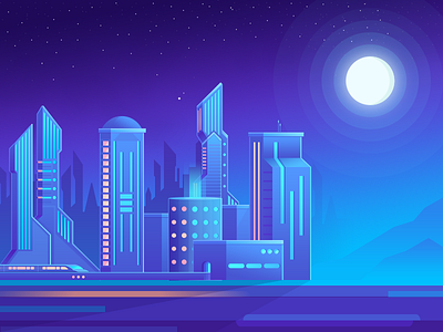 Just for fun ( nova city ) app city design illustration mobile ui