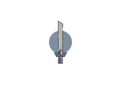 Simple Sword design geometricart illustration inkscape