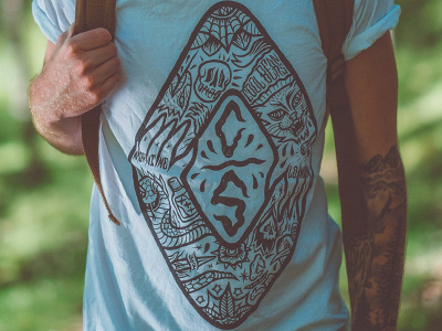 KEEP COOL apparel arms cat forest illustration rose skull snake tattoo tshirt
