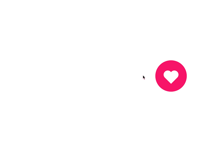Heartbeat Button animation css design heart heartbeat html interaction jquery svg